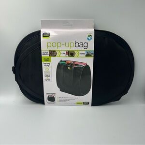 Smart Design Pop-Up Bag Heavy Duty Multi-Use Collapsible Shopping & Storage Tote